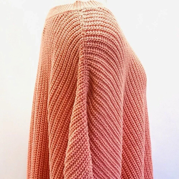 NWT SONOMA Women Long Sleeve Pullover Round Neck Orange Knit Sweater Plus Sz 4X - Picture 7 of 14